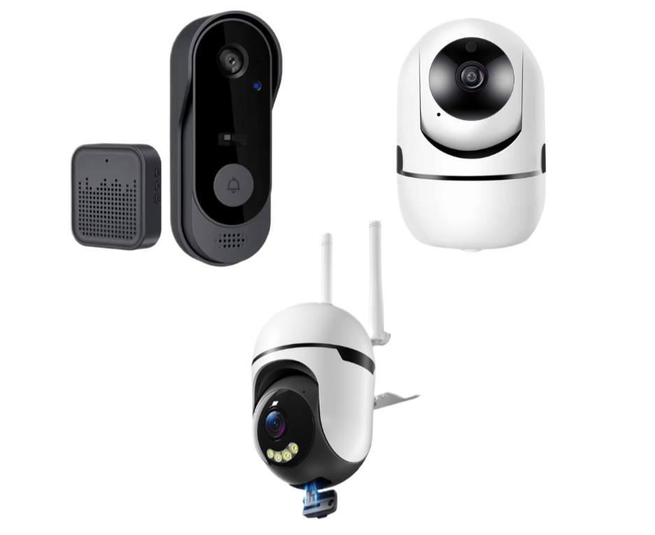 Indoor Cam Pro + ProGuard Outdoor Cam + Smart video Doorbell Pro ( save 44,9 $ )